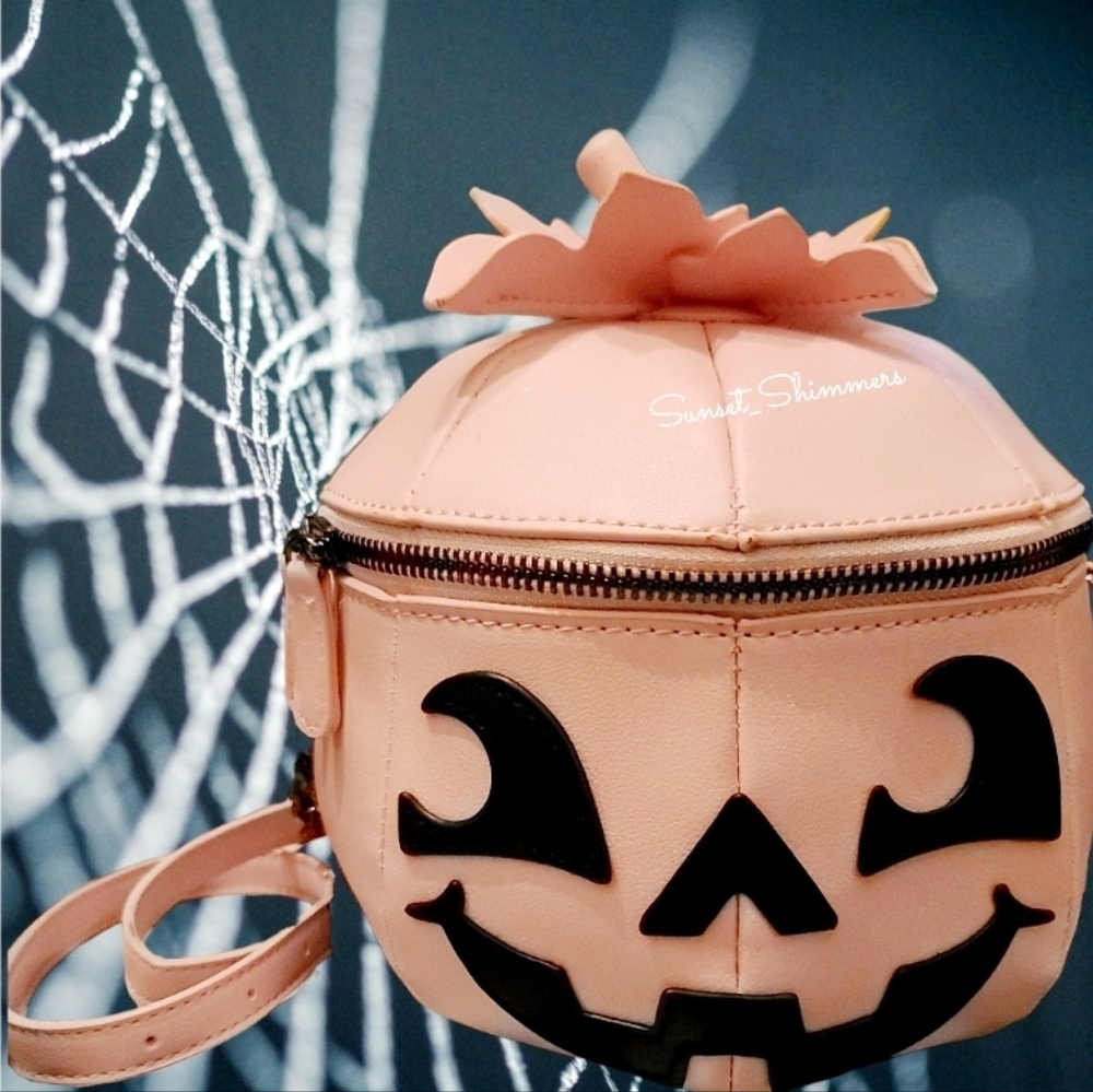TikTok TRENDING Mad Engine PINK JACK PUMPKIN Crossbody Bag Purse Halloween New